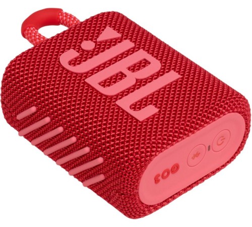 Колонка порт. JBL GO 3 красный 4.2W 1.0 BT (JBLGO3RED)