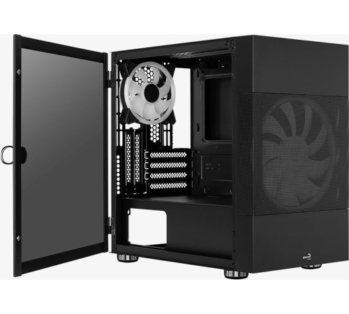 Корпус Aerocool Atomic-G-BK-v1 черный без БП ATX 1x120mm 2xUSB2.0 1xUSB3.0 audio