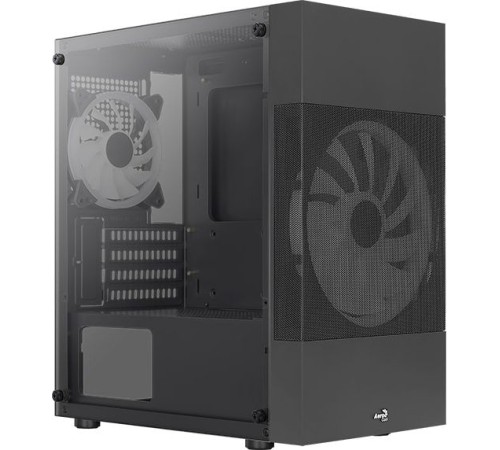 Корпус Aerocool Atomic Lite-G-BK-v2 черный без БП ATX 1x120mm 2xUSB2.0 1xUSB3.0 audio