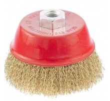 Щетка дисковая по мет. Matrix 74605 d=100мм d(посад.)=14мм (угловые шлифмашины) (упак.:1шт)