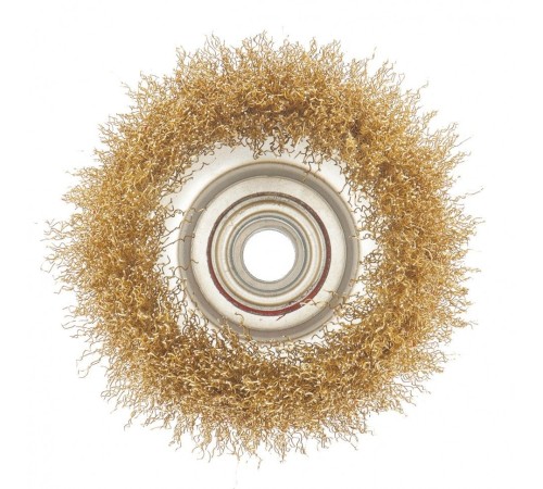 Щетка дисковая по мет. Matrix 74605 d=100мм d(посад.)=14мм (угловые шлифмашины) (упак.:1шт)