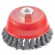 Щетка дисковая по мет. Matrix 74628 d=100мм d(посад.)=14мм (угловые шлифмашины) (упак.:1шт)