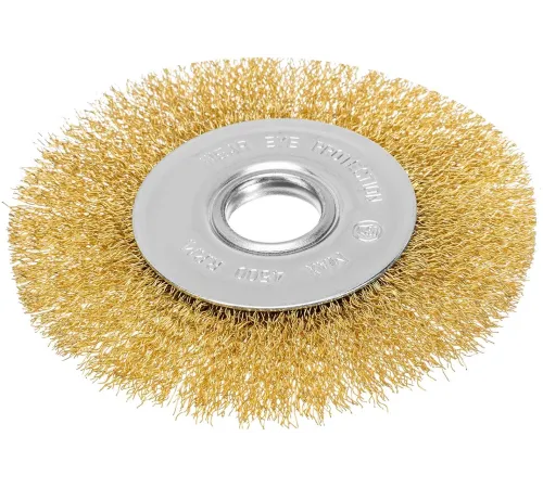 Щетка дисковая по мет. Matrix 74656 d=125мм d(посад.)=22.2мм (угловые шлифмашины) (упак.:1шт)