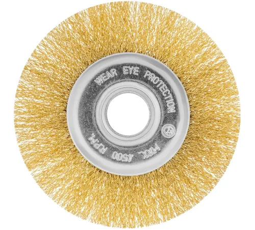 Щетка дисковая по мет. Matrix 74656 d=125мм d(посад.)=22.2мм (угловые шлифмашины) (упак.:1шт)