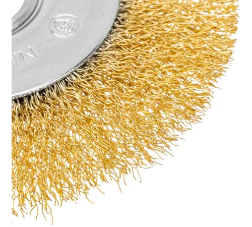 Щетка дисковая по мет. Matrix 74656 d=125мм d(посад.)=22.2мм (угловые шлифмашины) (упак.:1шт)