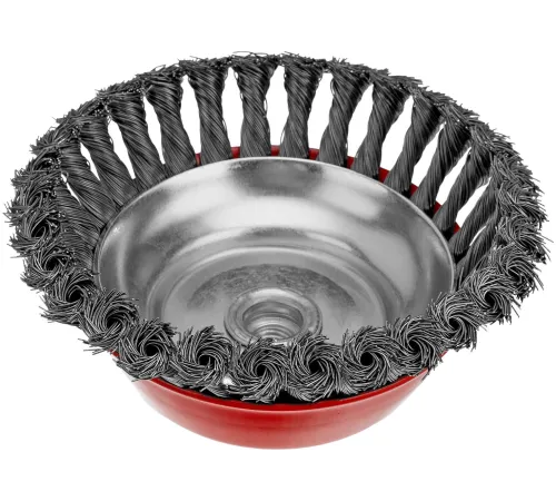 Щетка дисковая по мет. Matrix 74629 d=150мм d(посад.)=14мм (угловые шлифмашины) (упак.:1шт)