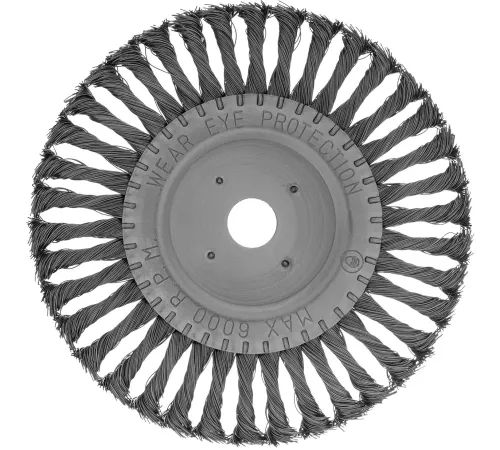 Щетка дисковая по мет. Matrix 74638 d=200мм d(посад.)=22.2мм (угловые шлифмашины) (упак.:1шт)