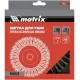 Щетка дисковая по мет. Matrix 74638 d=200мм d(посад.)=22.2мм (угловые шлифмашины) (упак.:1шт)