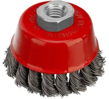 Щетка дисковая по мет. Matrix 74624 d=75мм d(посад.)=14мм (угловые шлифмашины) (упак.:1шт)