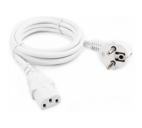 Кабель питания Cablexpert PC-186-1-3 белый, 1.8м, Schuko(S22) - C13, Сечение провода 3x1кв.мм, с заземлением, без индивидуальной упаковки (сборка) Кабель питания Cablexpert PC-186-1-3 белый, 1.8м, Schuko(S22) - C13, Сечение провода 3x1кв.мм, с заземлением, без индивидуальной упаковки (сборка)