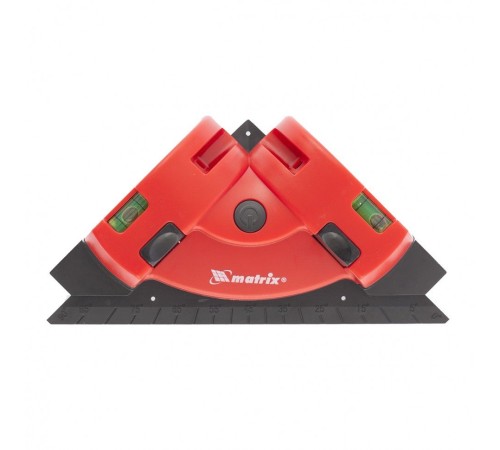 Уровень лазер. Matrix 35007 цв.луч. красный 2луч.