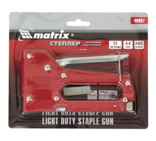 Степлер ручной Matrix 40907 скобы тип 53 (4-8мм)
