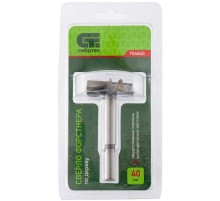 Сверло Сибртех 704840 по дереву Д=40мм Дл=80мм (1пред.) для дрелей/перфораторов