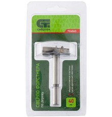 Сверло Сибртех 704840 по дереву Д=40мм Дл=80мм (1пред.) для дрелей/перфораторов