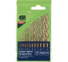 Набор сверл Сибртех 723867 по металлу (13пред.) для дрелей/перфораторов