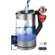 Чайник электрический Polaris PWK 1725CGLD 1.7л. 2200Вт серебристый матовый (корпус: стекло)