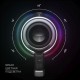 Чайник электрический Polaris PWK 1725CGLD 1.7л. 2200Вт серебристый матовый (корпус: стекло)