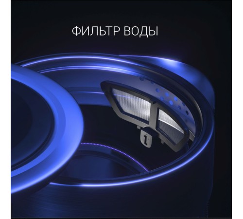 Чайник электрический Polaris PWK 1725CGLD 1.7л. 2200Вт серебристый матовый (корпус: стекло)