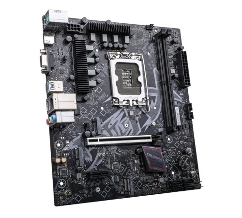 Материнская плата Colorful BATTLE-AX B760M-K D5 V20 Z760 LGA1700 2xDDR5 1xPCIEx16 1xPCIEx1 2xM.2 5xUSB3.2Gen1 3xUSB2.0 4xSATA3.0 1G VGA HDMI M-ATX RTL Материнская плата Colorful BATTLE-AX B760M-K D5 V20 Z760 LGA1700 2xDDR5 1xPCIEx16 1xPCIEx1 2xM.2 5xUSB3.2Gen1 3xUSB2.0 4xSATA3.0 1G VGA HDMI M-ATX RTL