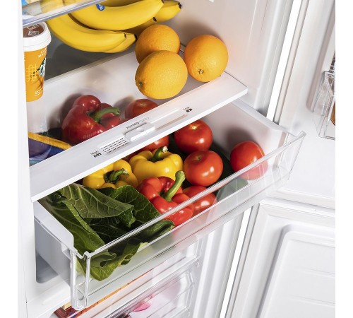 Холодильник Maunfeld MFF176SFW белый (двухкамерный)