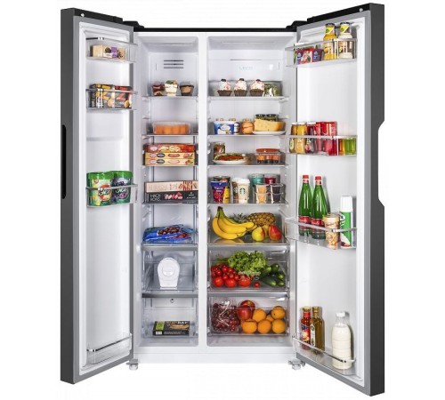 Холодильник Maunfeld MFF177NFB черный (двухкамерный)