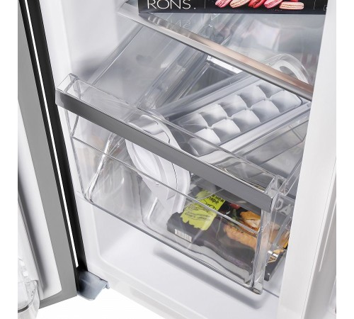 Холодильник Maunfeld MFF177NFB черный (двухкамерный)