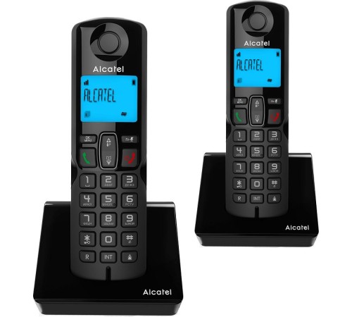 Р/Телефон Dect Alcatel S230 DUO RU черный (труб. в компл.:2шт) АОН Р/Телефон Dect Alcatel S230 DUO RU черный (труб. в компл.:2шт) АОН