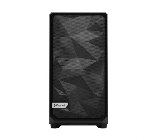 Корпус Fractal Design Meshify 2 Black Solid черный без БП E-ATX 5x120mm 4x140mm 2xUSB3.0 audio bott PSU
