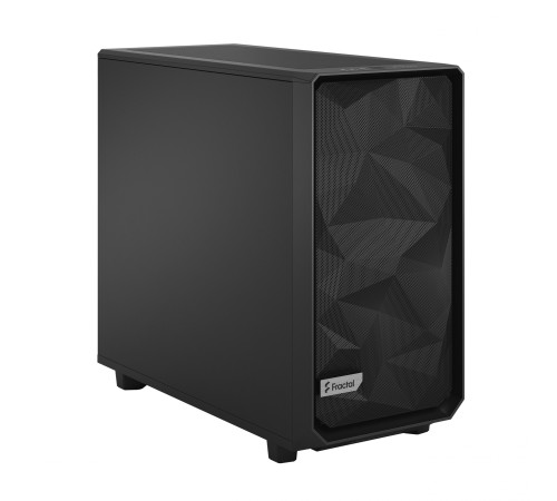 Корпус Fractal Design Meshify 2 Black Solid черный без БП E-ATX 5x120mm 4x140mm 2xUSB3.0 audio bott PSU