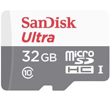 Флеш карта microSDHC 32Gb Class10 Sandisk SDSQUNR-032G-GN3MN Ultra Light w/o adapter
