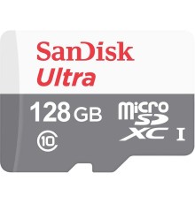 Флеш карта microSDXC 128Gb Class10 Sandisk SDSQUNR-128G-GN6MN Ultra Light w/o adapter