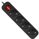 Сетевой удлинитель Defender G450 5м (4 розетки) черный (коробка)