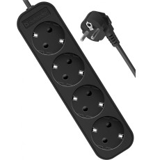 Defender Удлинитель M450 5.0 м, 4 розетки, черный [99327], с заземлением