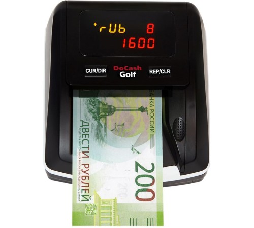 Детектор банкнот DoCash Golf 12953 автоматический рубли АКБ Детектор банкнот DoCash Golf 12953 автоматический рубли АКБ
