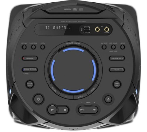 Минисистема Sony MHC-V43D черный/CD/CDRW/DVD/DVDRW/FM/USB/BT