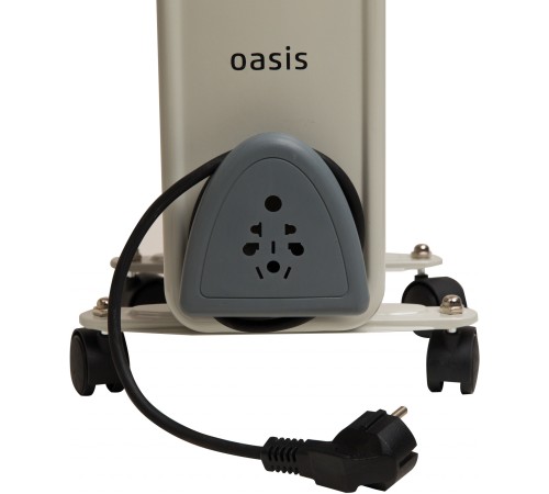 Радиатор масляный Oasis UT-10 1000Вт серый