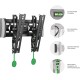 Кронштейн для телевизора Onkron TM4 черный 17"-43" макс.36.5кг настенный наклон