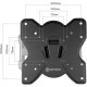 Кронштейн для телевизора Onkron M4S черный 17"-43" макс.35кг настенный поворот и наклон