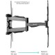 Кронштейн для телевизора Onkron M5 черный 32"-70" макс.36.4кг настенный поворот и наклон