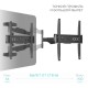 Кронштейн для телевизора Onkron NP47 черный 40"-75" макс.35кг настенный поворот и наклон