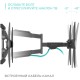 Кронштейн для телевизора Onkron NP47 черный 40"-75" макс.35кг настенный поворот и наклон