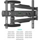 Кронштейн для телевизора Onkron NP47 черный 40"-75" макс.35кг настенный поворот и наклон