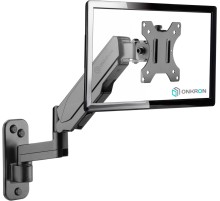 Кронштейн для телевизора Onkron G150 черный 13"-34" макс.8кг настенный поворот и наклон верт.перемещ.