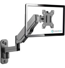 Кронштейн для телевизора Onkron G150 черный 13"-34" макс.8кг настенный поворот и наклон верт.перемещ.