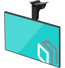 Кронштейн для телевизора Onkron CR1S черный 10"-40" макс.30кг потолочный поворот и наклон