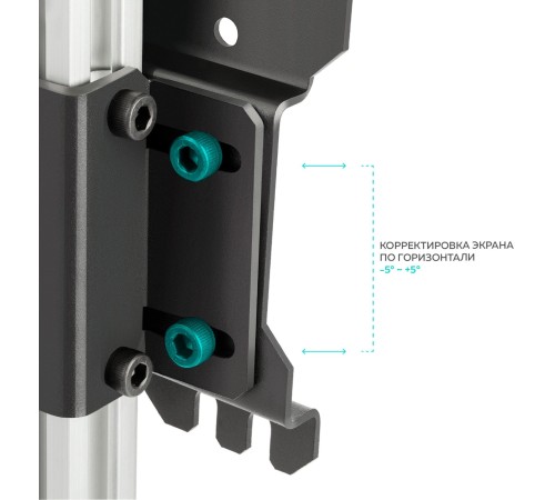 Кронштейн для телевизора Onkron CR1S черный 10"-40" макс.30кг потолочный поворот и наклон