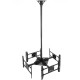 Кронштейн для телевизора Onkron CPRO2L-4 черный 32"-55" макс.154кг потолочный поворот и наклон