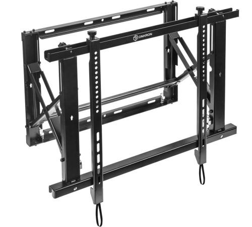 Кронштейн для телевизора Onkron PRO7M черный 40"-70" макс.45кг настенный наклонно-выдвижной
