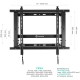 Кронштейн для телевизора Onkron PRO7M черный 40"-70" макс.45кг настенный наклонно-выдвижной