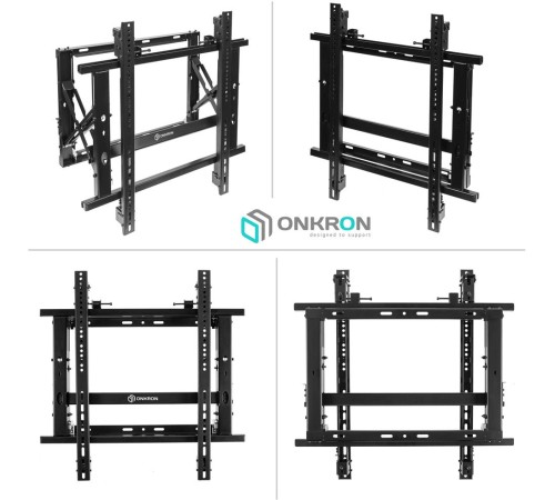 Кронштейн для телевизора Onkron PRO7G черный 32"-70" макс.50кг настенный наклонно-выдвижной